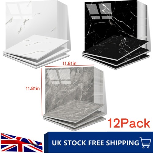 12pcs self adhesive marble pvc - self-adhesive,