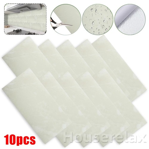 10x pvc marble wall tiles - 10x,