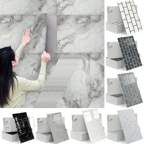 10x pvc marble tiles - tiles, wall